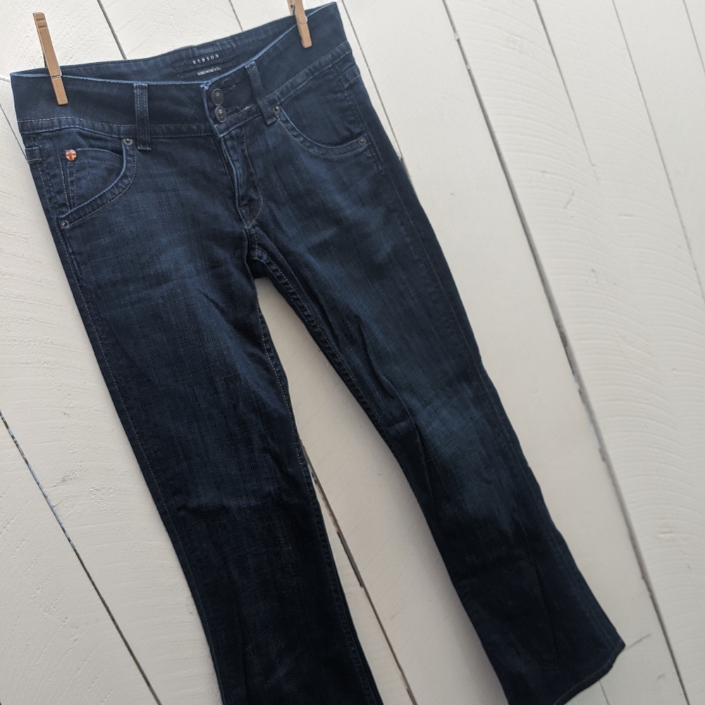 Hudson Beth Midrise Bootcut Dark Wash Jeans Size 27